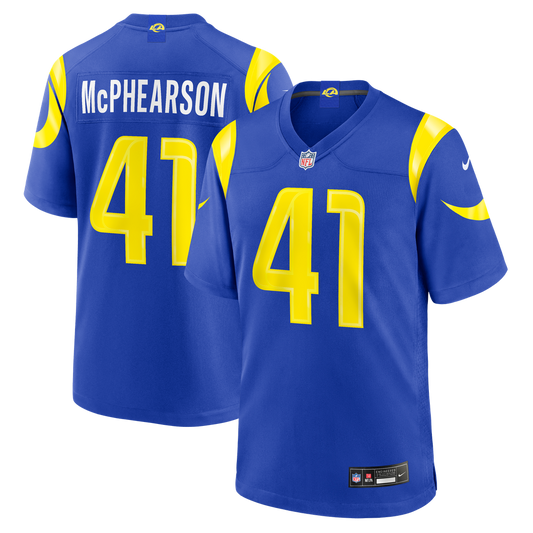 Zech McPhearson Los Angeles Rams Team Game Jersey - Royal