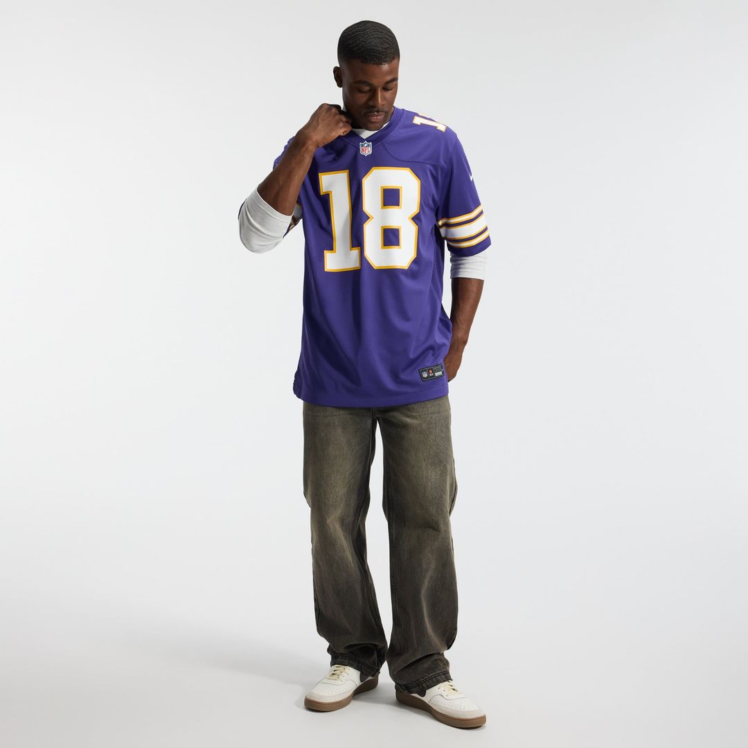 Justin Jefferson Minnesota Vikings Classic Player Game Jersey - Purple