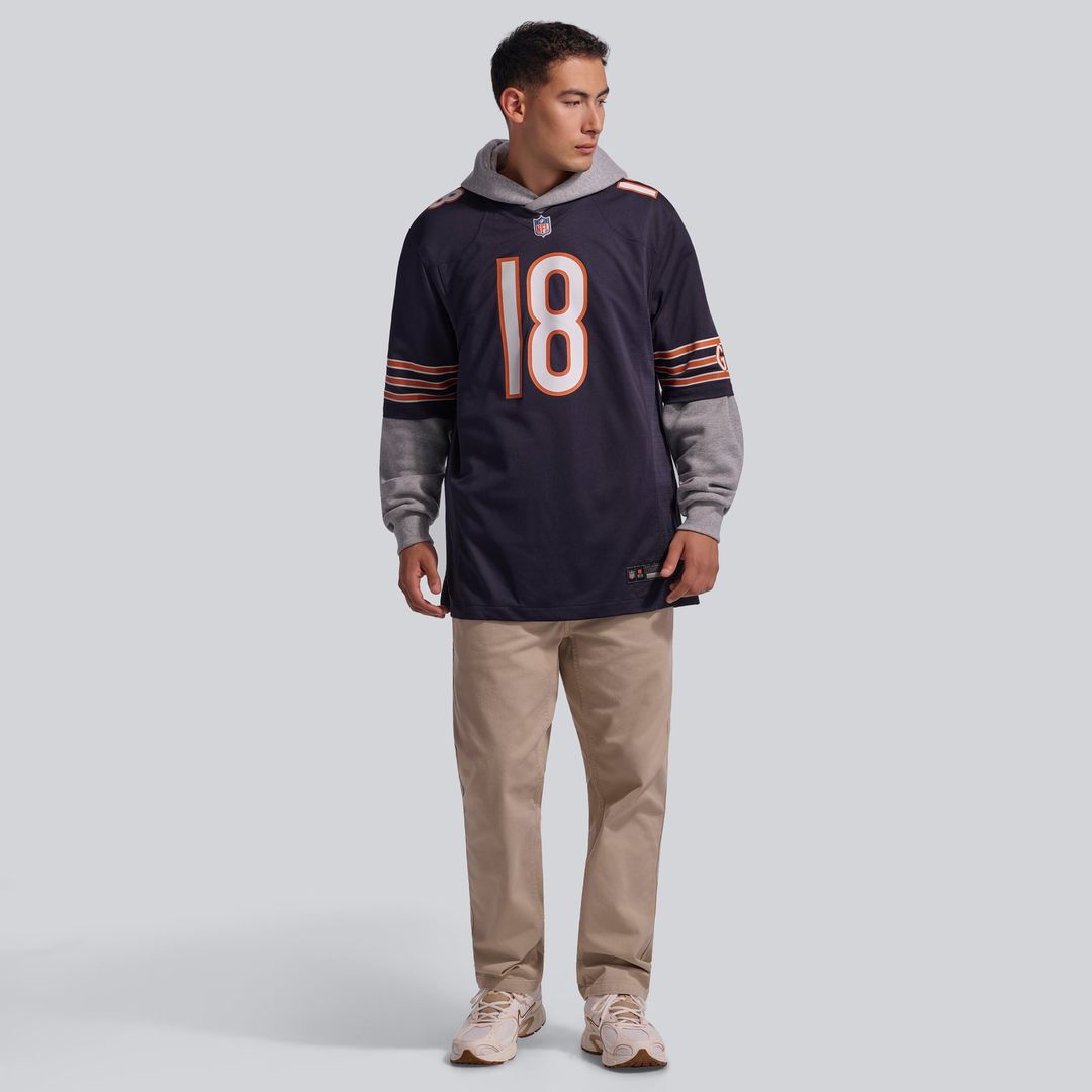 Caleb Williams Chicago Bears Player Game Jersey - Navy