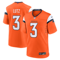 Wil Lutz Denver Broncos Team Game Jersey - Orange