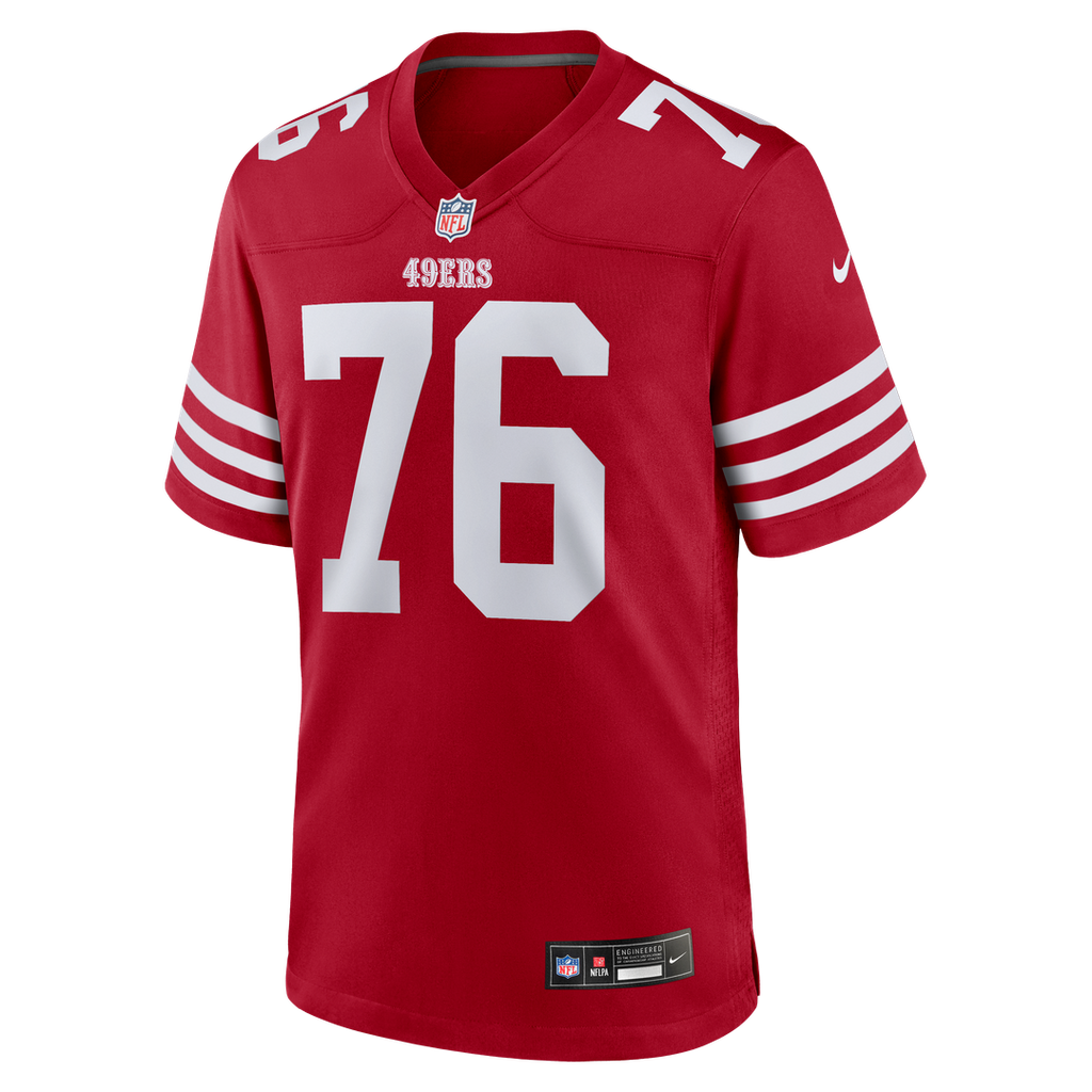 Vederian Lowe San Francisco 49ers Team Game Jersey - Scarlet