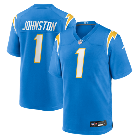 Quentin Johnston Los Angeles Chargers Game Player Jersey - Powder Blue