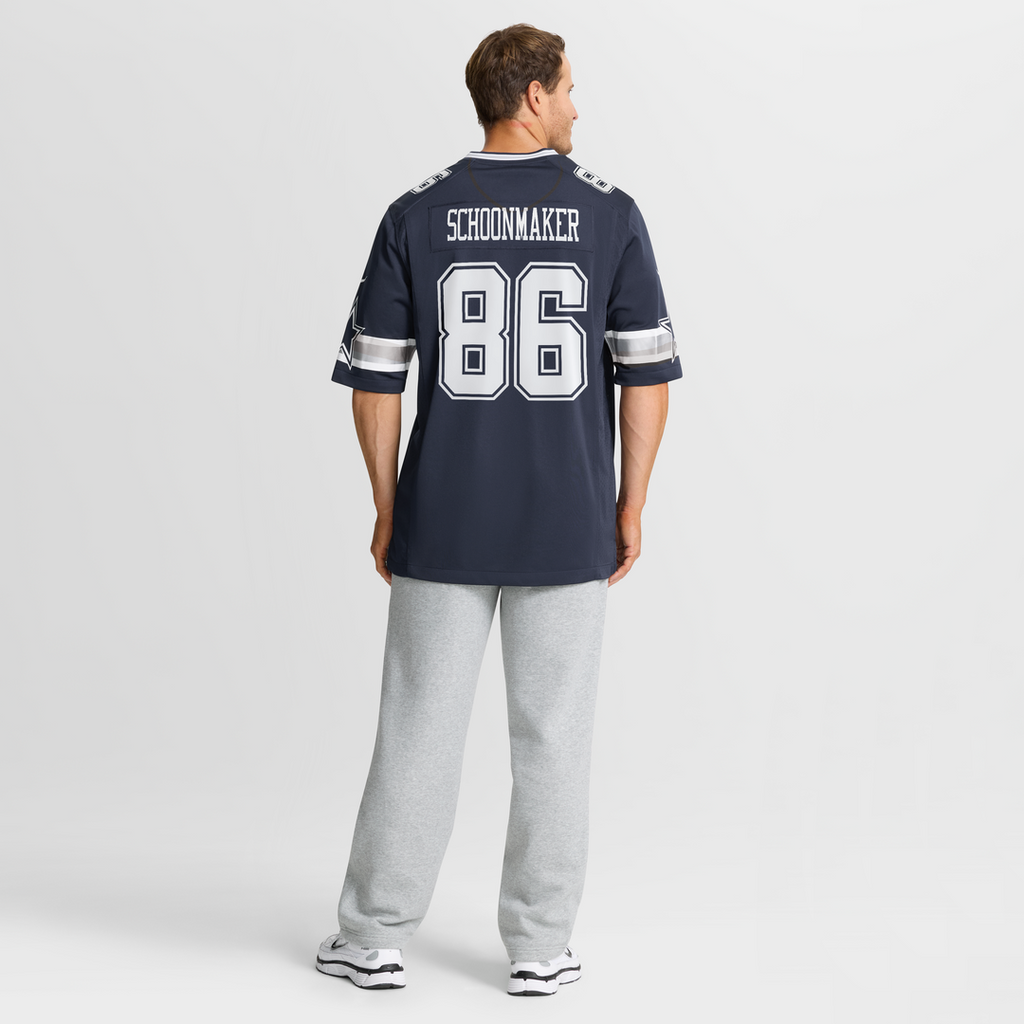Luke Schoonmaker Dallas Cowboys Team Game Jersey - Navy