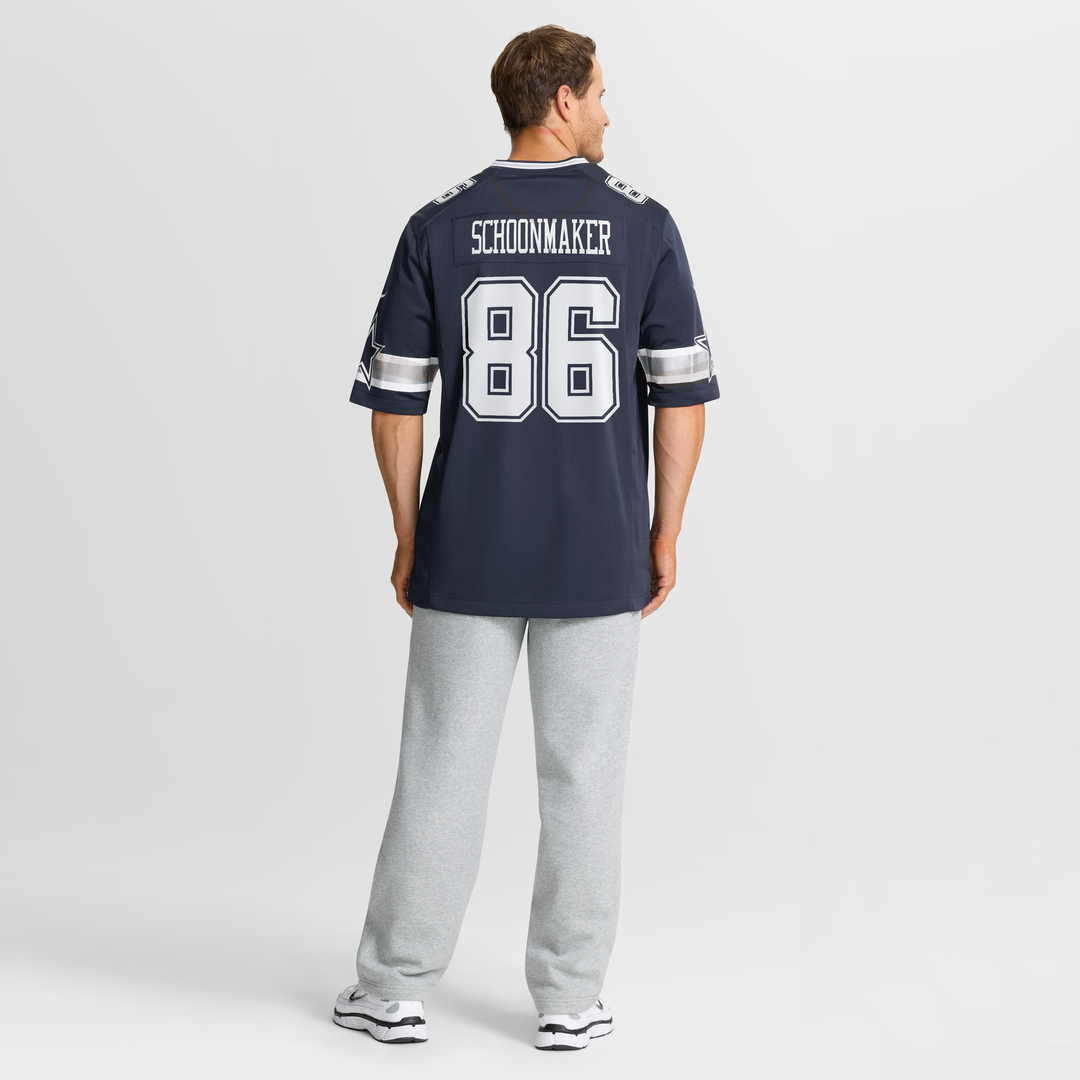 Luke Schoonmaker Dallas Cowboys Team Game Jersey - Navy
