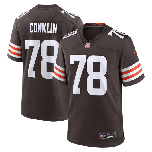 Jack Conklin Cleveland Browns Team Game Jersey - Brown