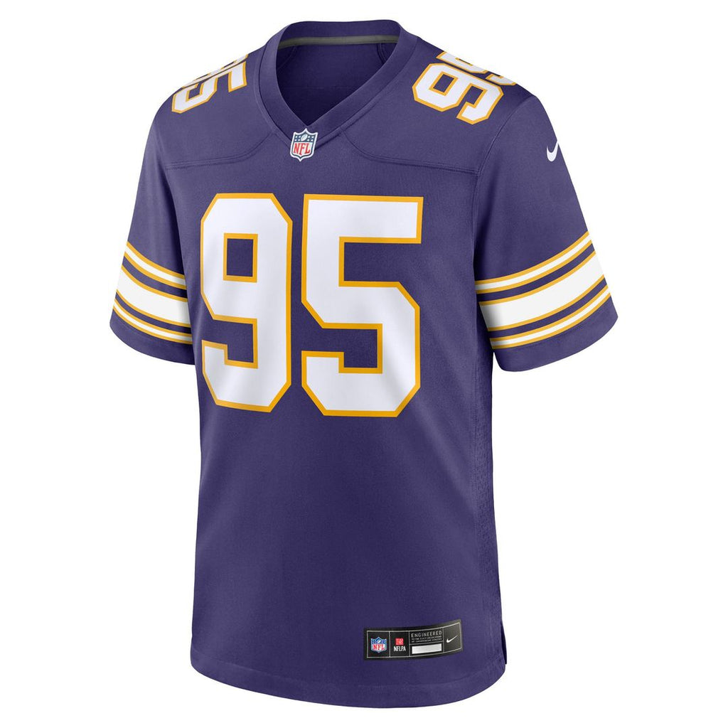 Caleb Banks Minnesota Vikings Alternate Classic Game Jersey - Purple