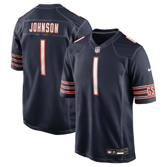 Jaylon Johnson Chicago Bears Game Jersey - Navy