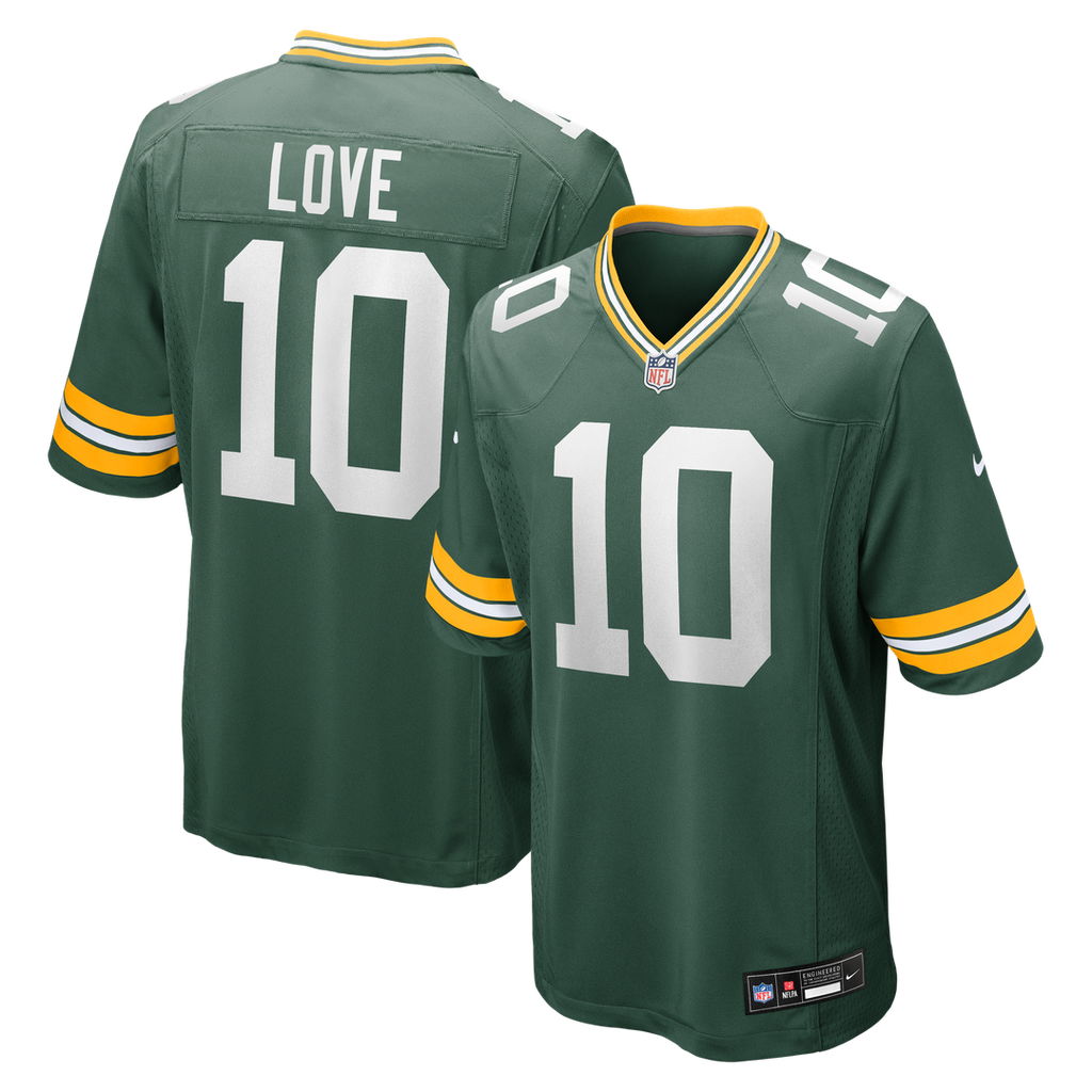Jordan Love Green Bay Packers Player Game Jersey - Green