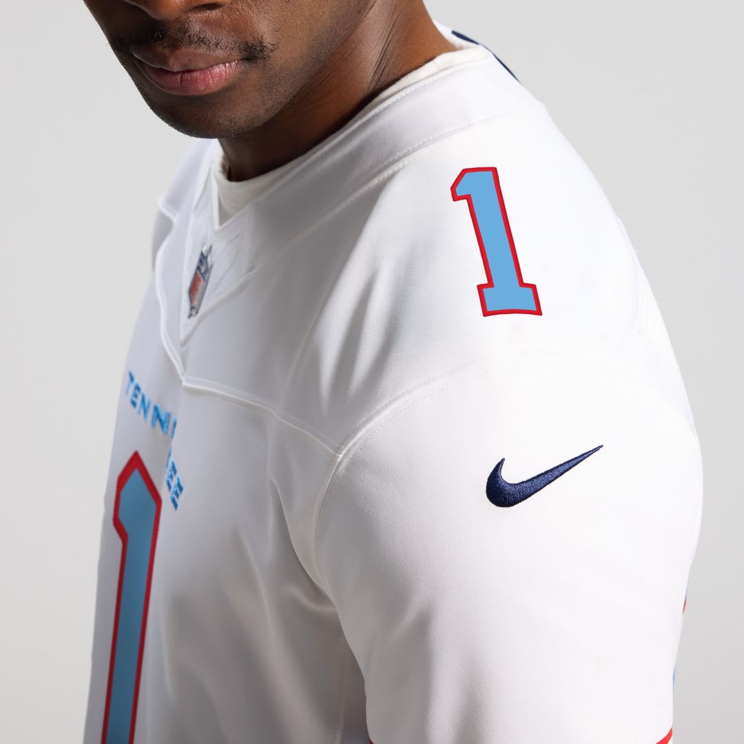 Cameron Ward Tennessee Titans Team Vapor F.U.S.E. Stitched Limited Jersey - Light Blue