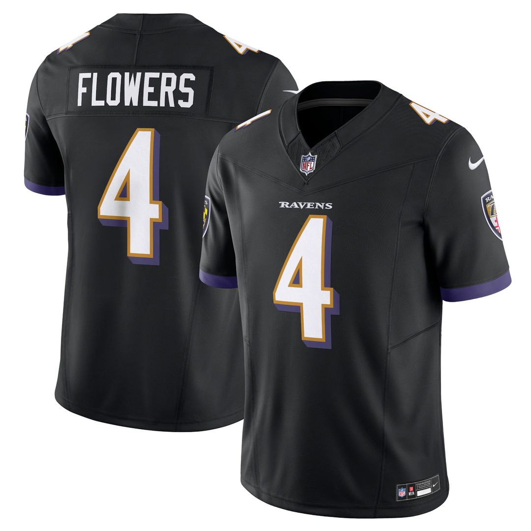 Zay Flowers Baltimore Ravens Vapor F.U.S.E. Limited Jersey - Purple