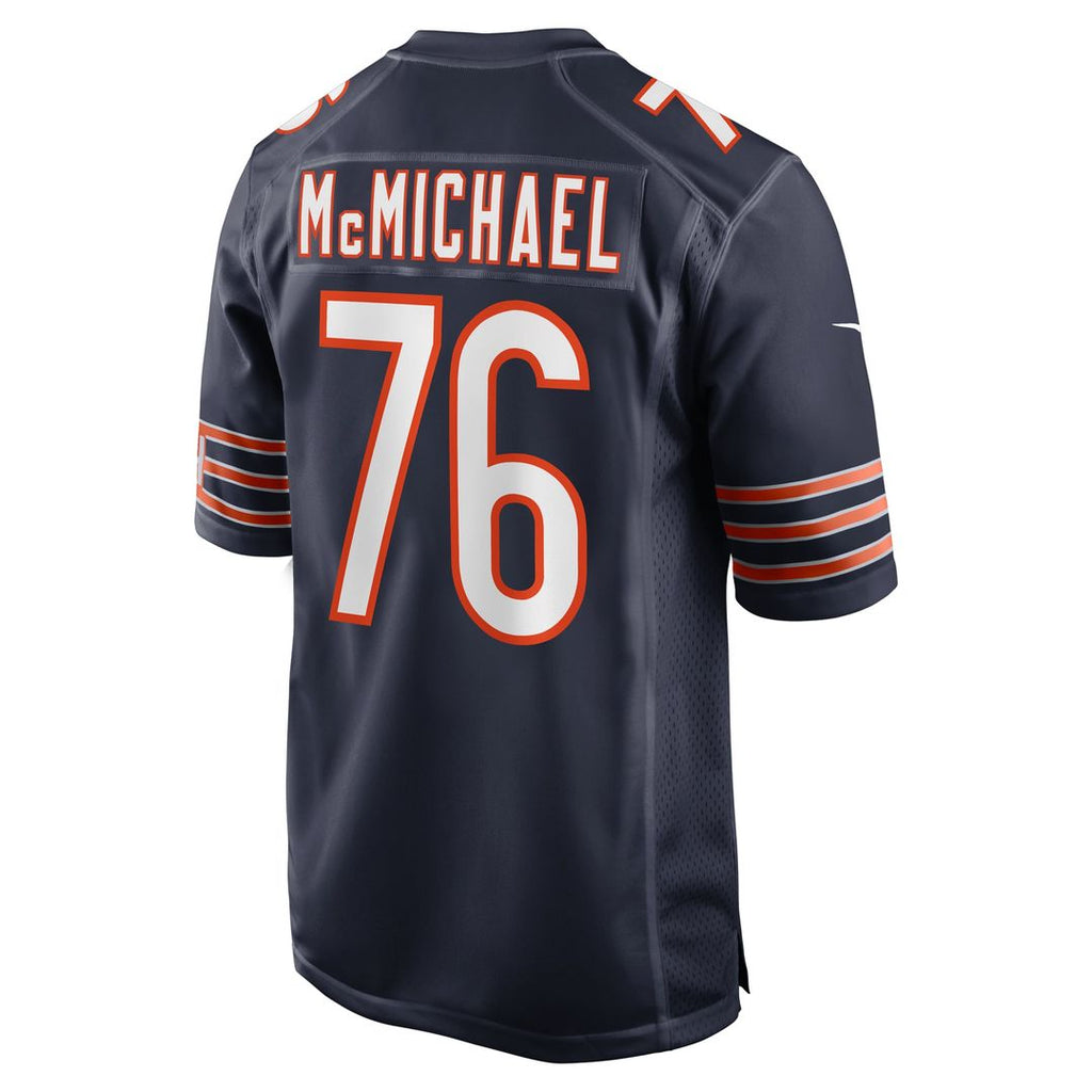 Steve McMichael Chicago Bears Retired Player Game Jersey - Navy