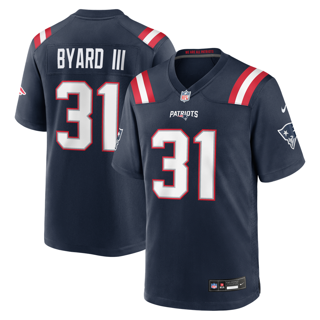 Kevin Byard III New England Patriots Team Game Jersey - Navy