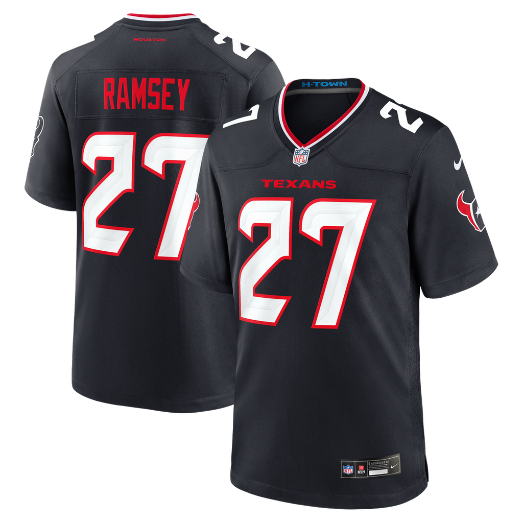 Kamari Ramsey Houston Texans Team Game Jersey - Navy