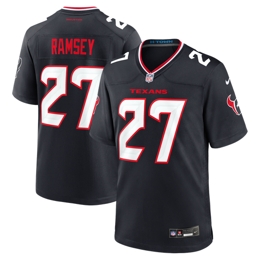 Kamari Ramsey Houston Texans Team Game Jersey - Navy