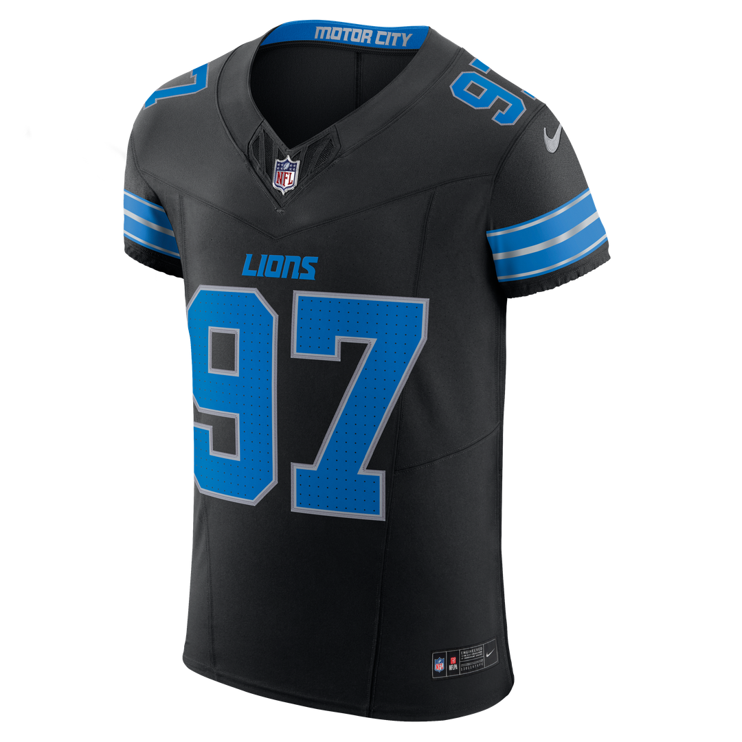 Aidan Hutchinson Detroit Lions Team Vapor F.U.S.E. Elite Jersey - Blue