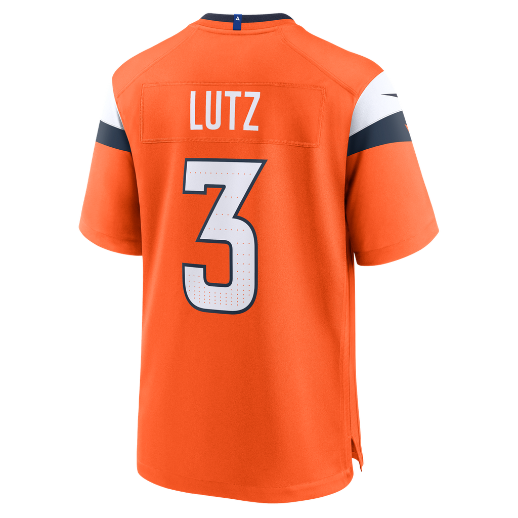 Wil Lutz Denver Broncos Team Game Jersey - Orange