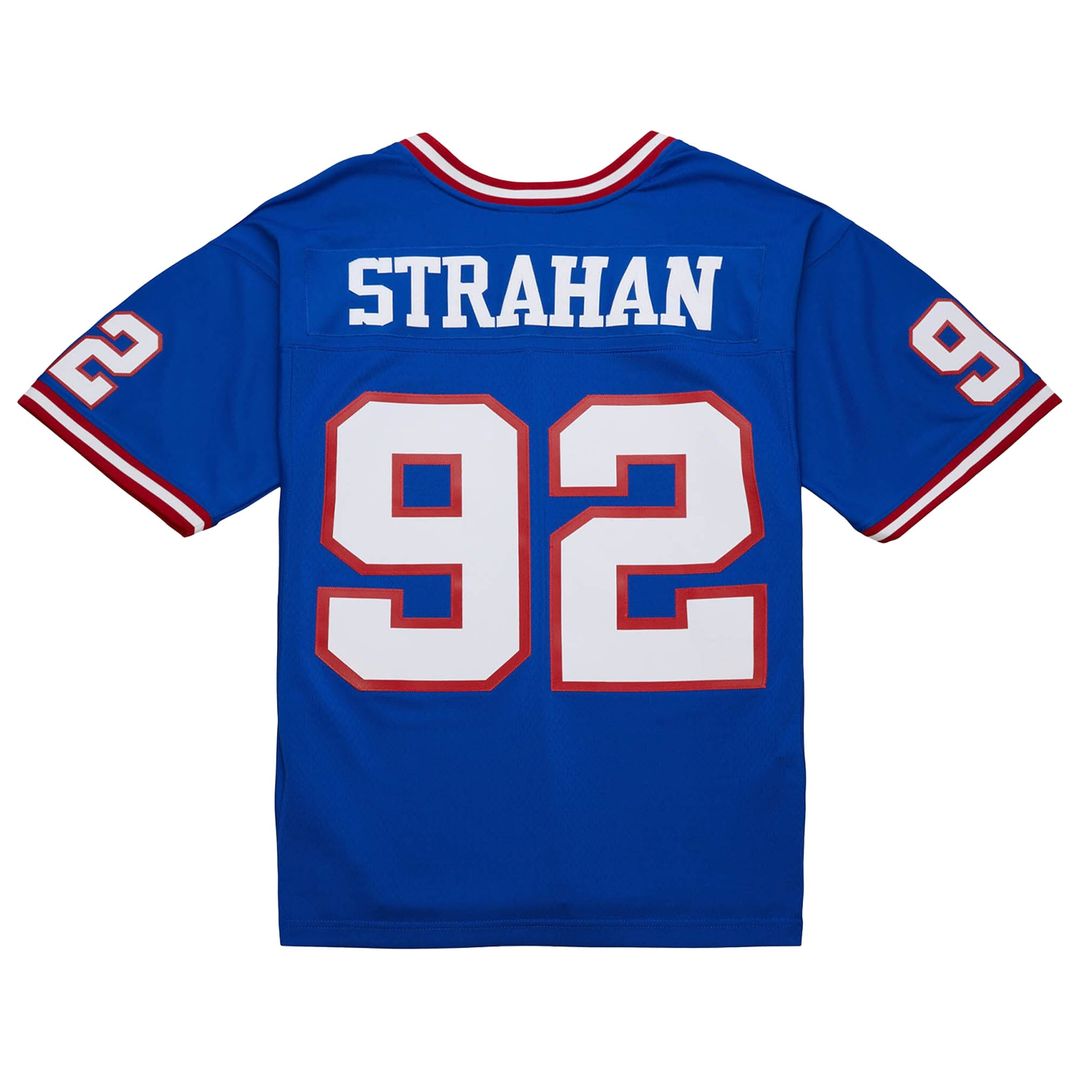 Michael Strahan New York Giants Big & Tall 1993 Retired Player Replica Jersey - Royal