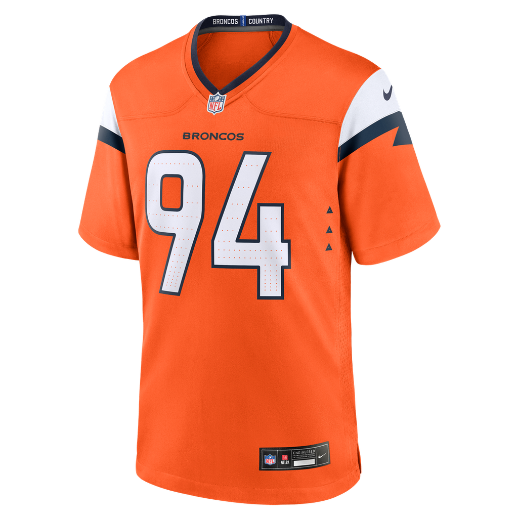 Jordan Jackson Denver Broncos Team Game Jersey - Orange