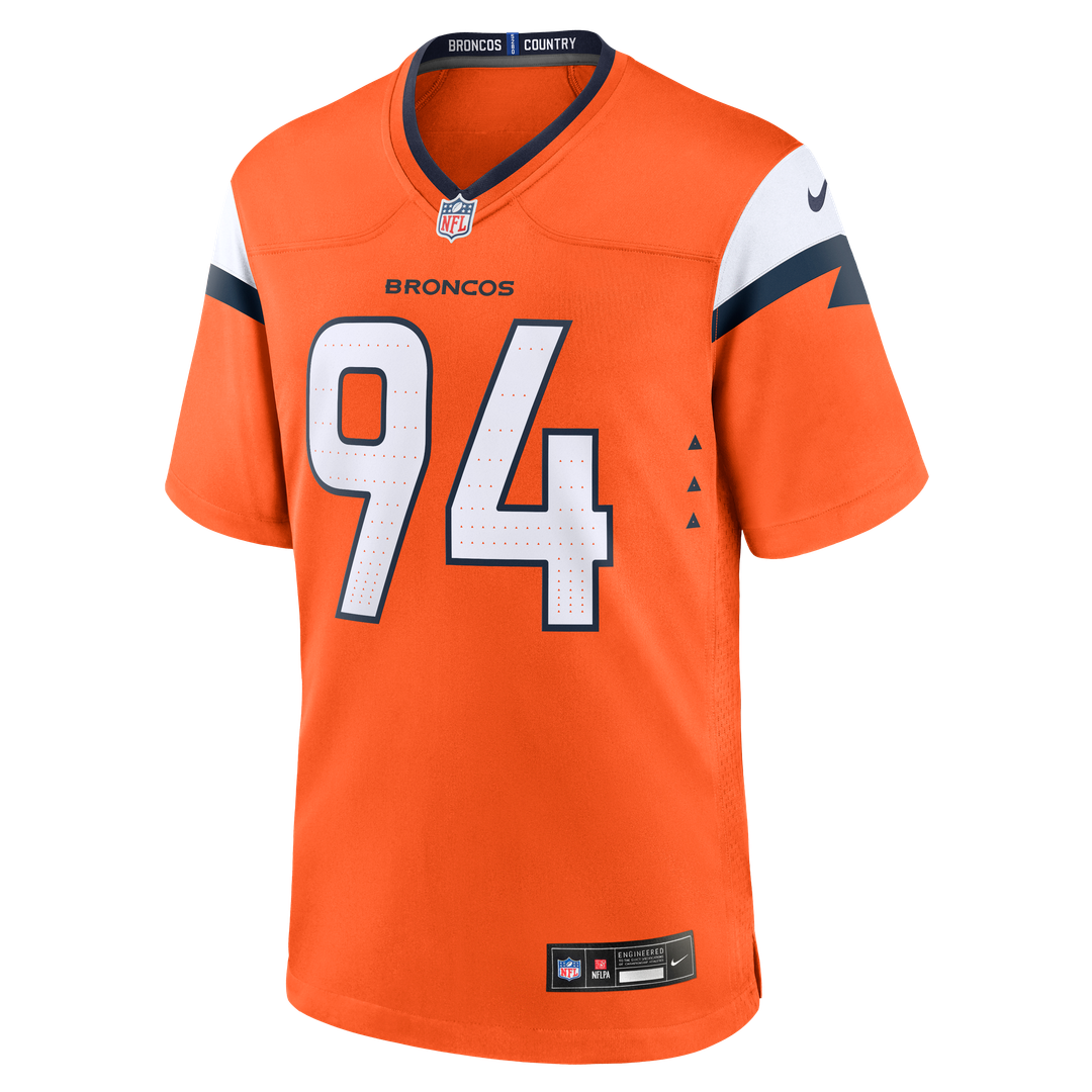 Jordan Jackson Denver Broncos Team Game Jersey - Orange