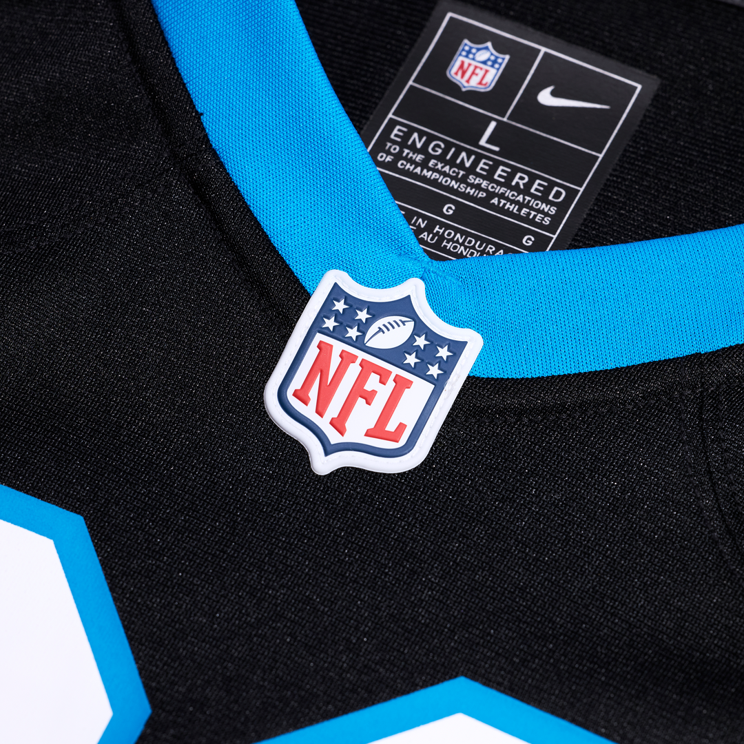 Aaron Hall Carolina Panthers Team Game Jersey - Black