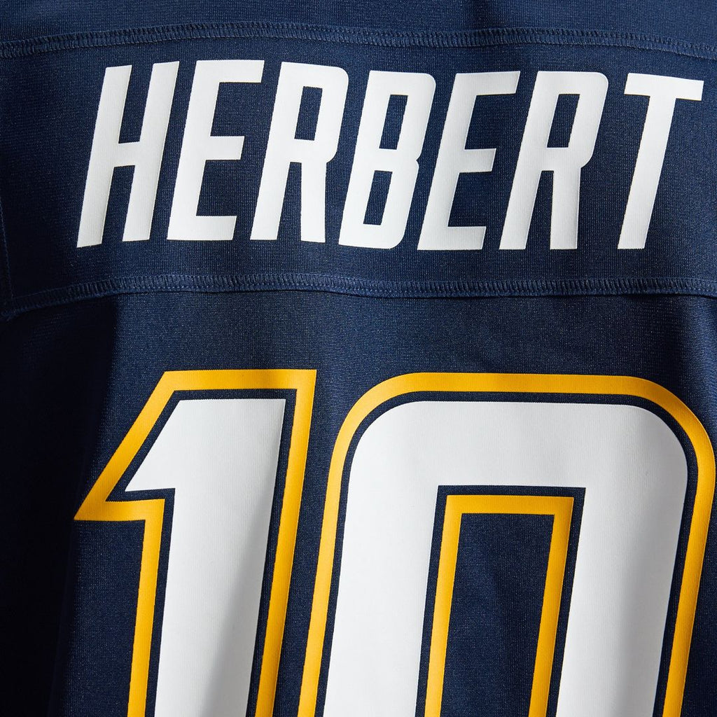 Justin Herbert Los Angeles Chargers Alternate Super Chargers Game Player Jersey - Navy