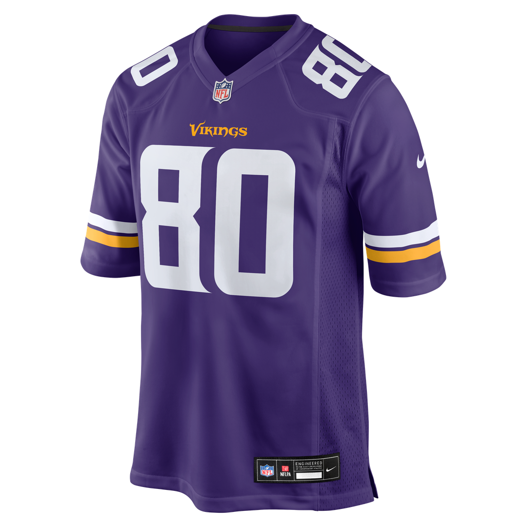 Cris Carter Minnesota Vikings Game Retired Player Jersey - Purple