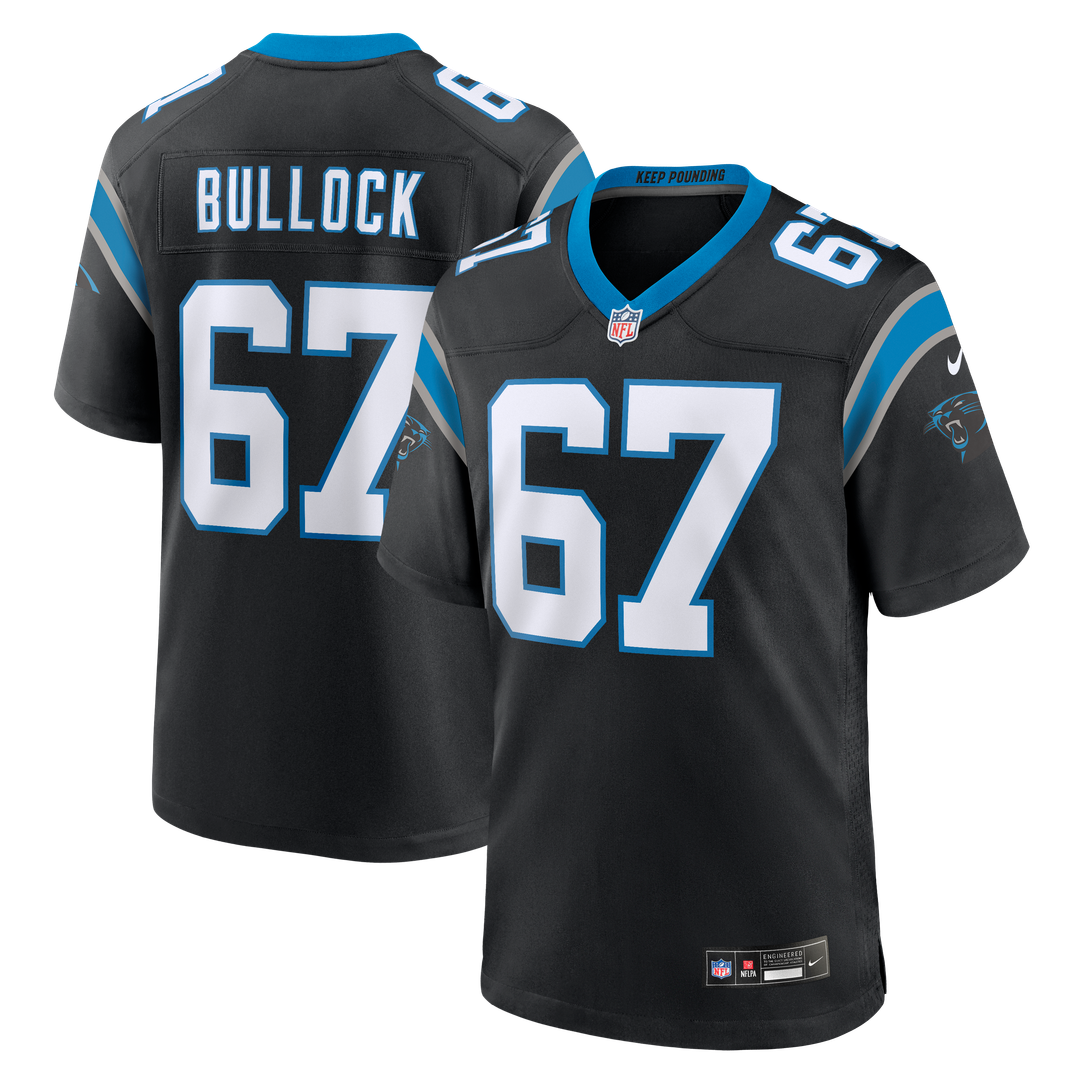 Corey Bullock Carolina Panthers Team Game Jersey - Black