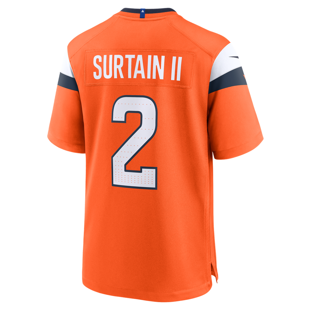 Patrick Surtain II Denver Broncos Alternate Game Jersey - Navy