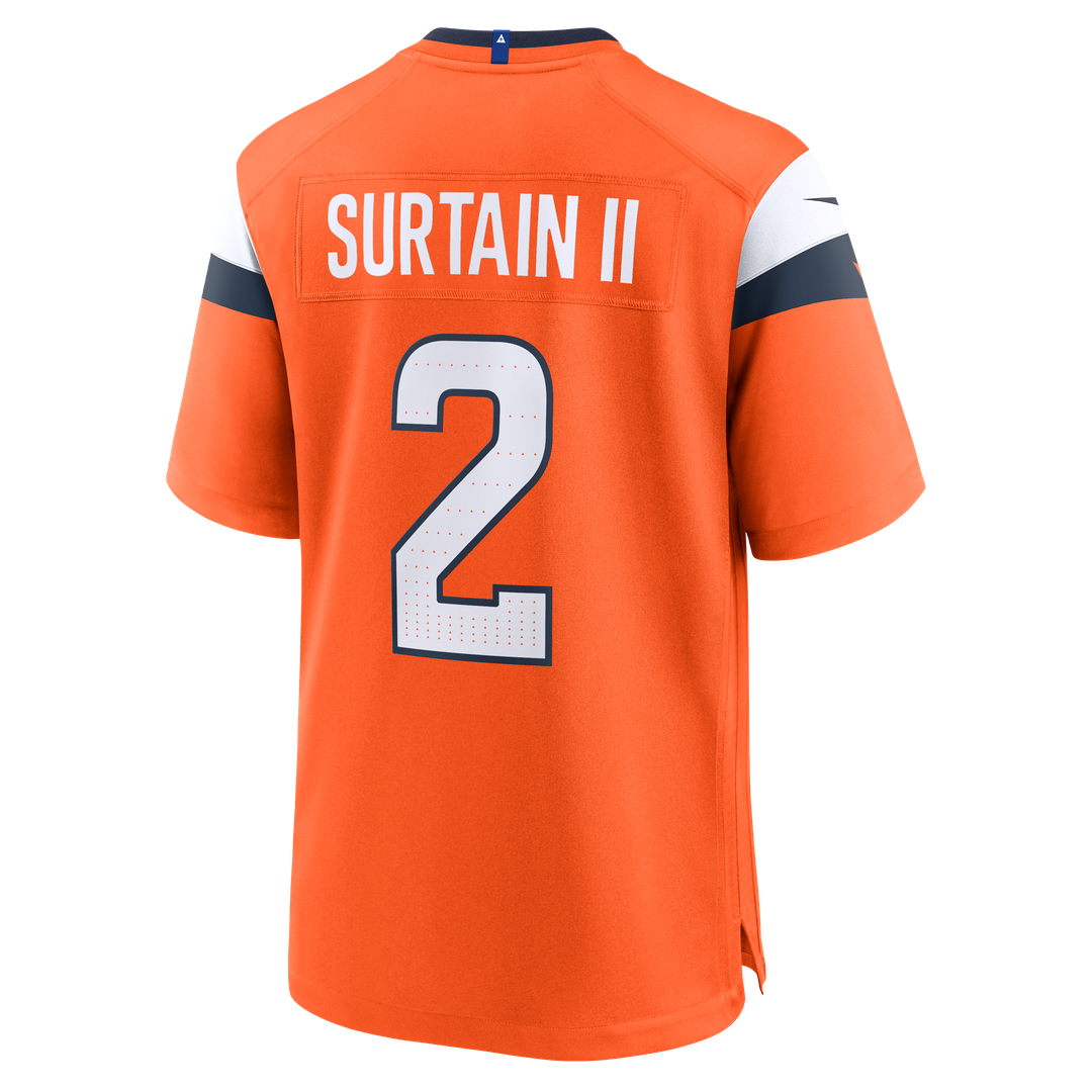Patrick Surtain II Denver Broncos Alternate Game Jersey - Navy