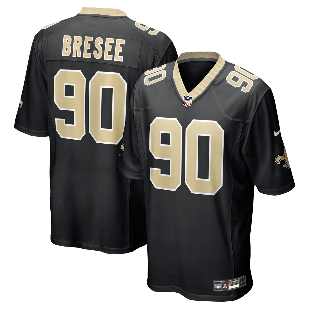 Bryan Bresee New Orleans Saints Game Jersey - Black