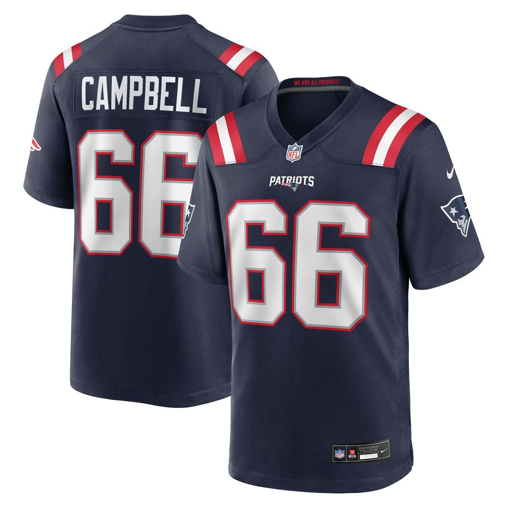 Will Campbell New England Patriots Team Game Jersey - Navy