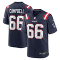 Will Campbell New England Patriots Team Game Jersey - Navy