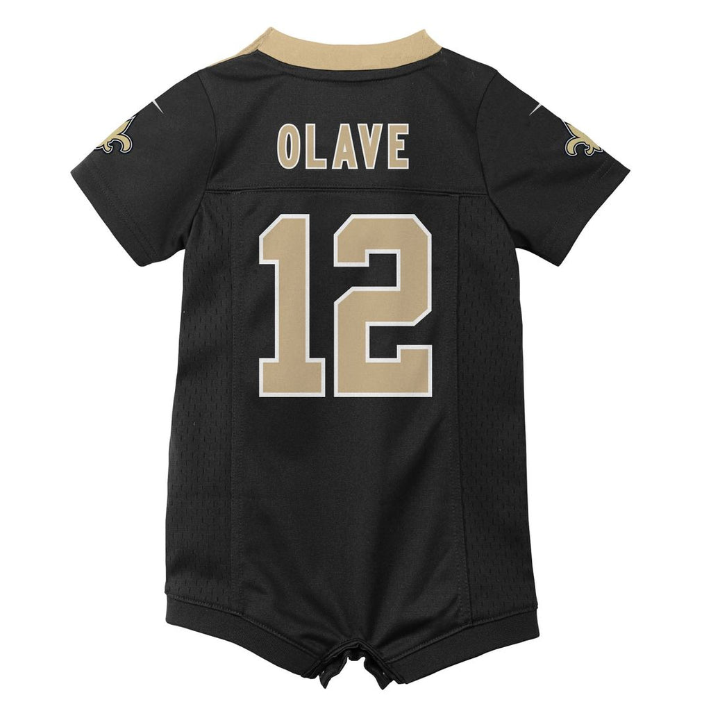 Chris Olave New Orleans Saints Newborn Romper Game Jersey - Black
