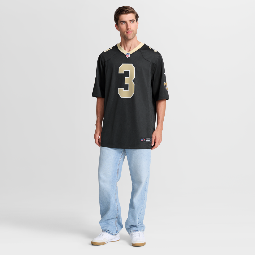 Travis Etienne Jr New Orleans Saints Game Jersey - Black