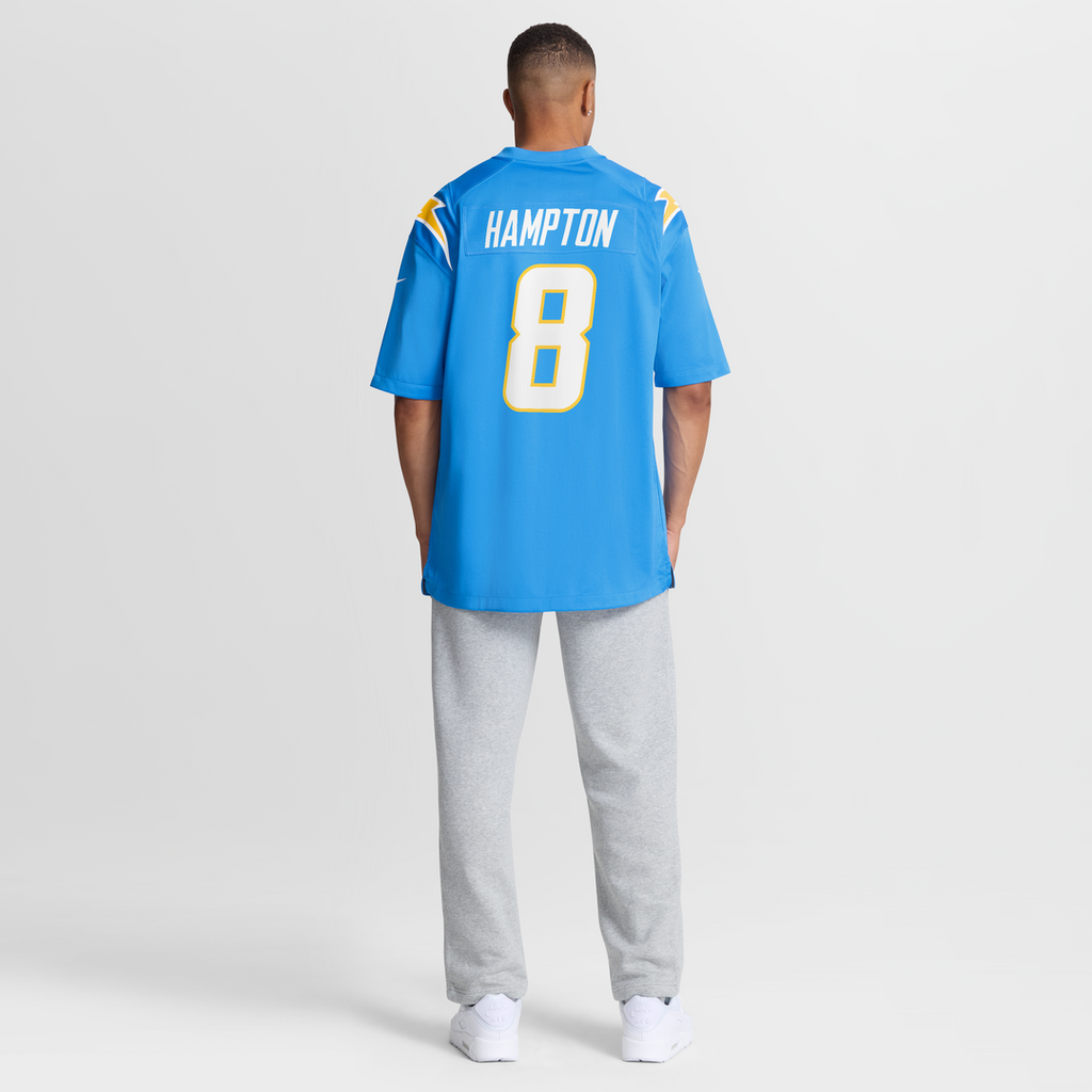 Omarion Hampton Los Angeles Chargers Alternate Super Chargers Game Player Jersey - Navy
