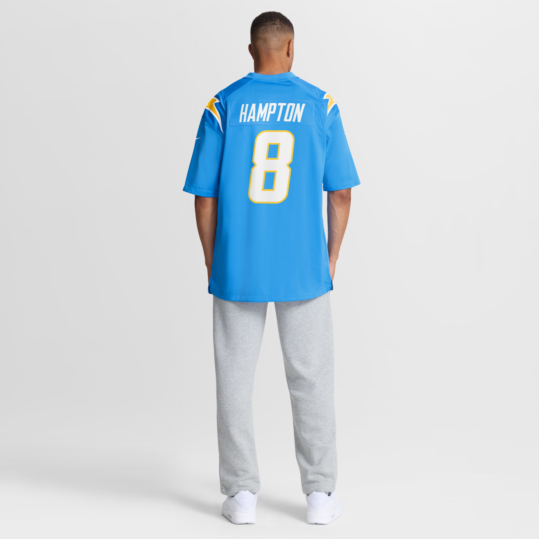 Omarion Hampton Los Angeles Chargers Alternate Super Chargers Game Player Jersey - Navy