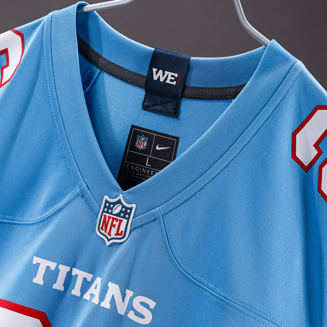 Wan'Dale Robinson Tennessee Titans Team Game Jersey - Light Blue