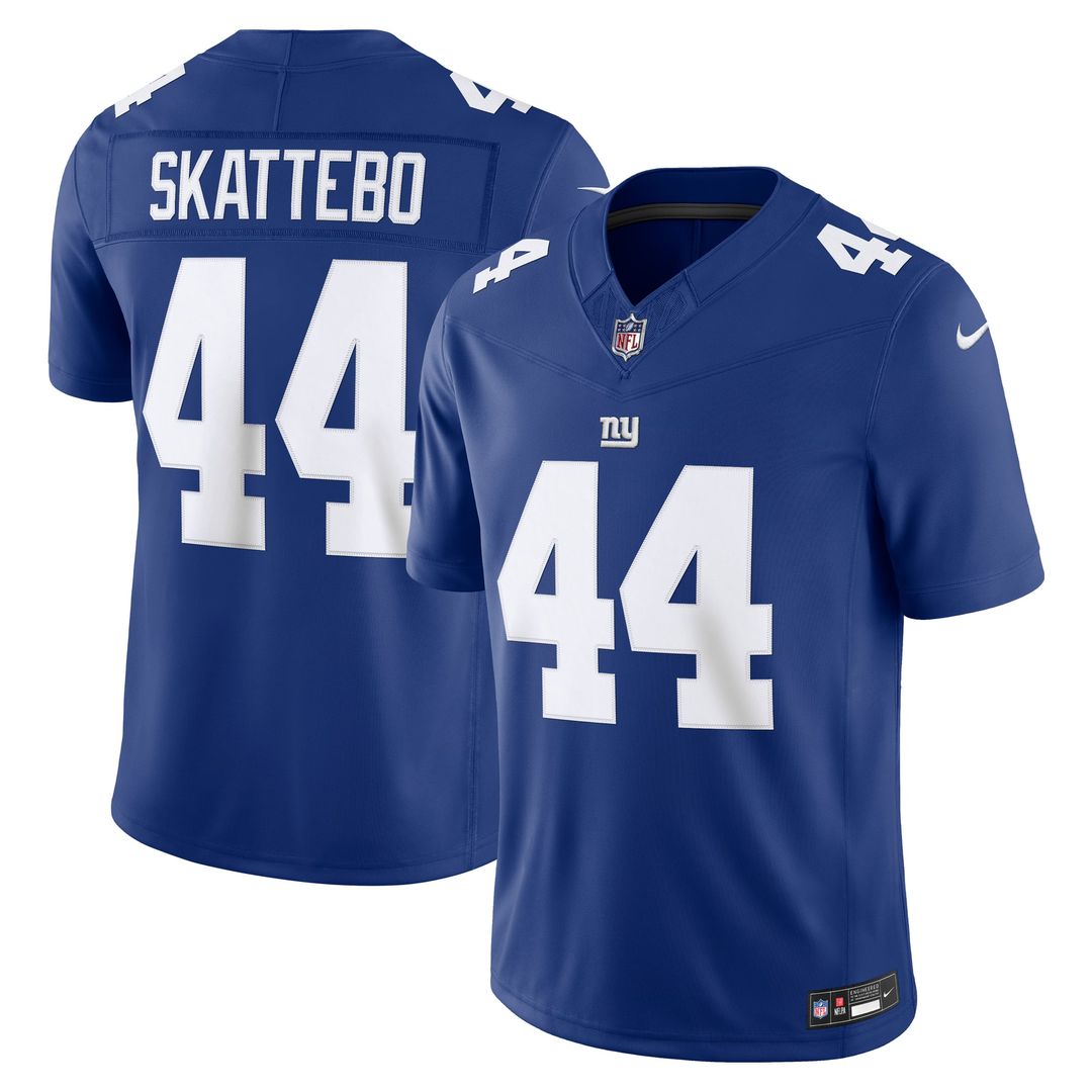 Cam Skattebo New York Giants Team Vapor F.U.S.E. Stitched Limited Jersey - Royal