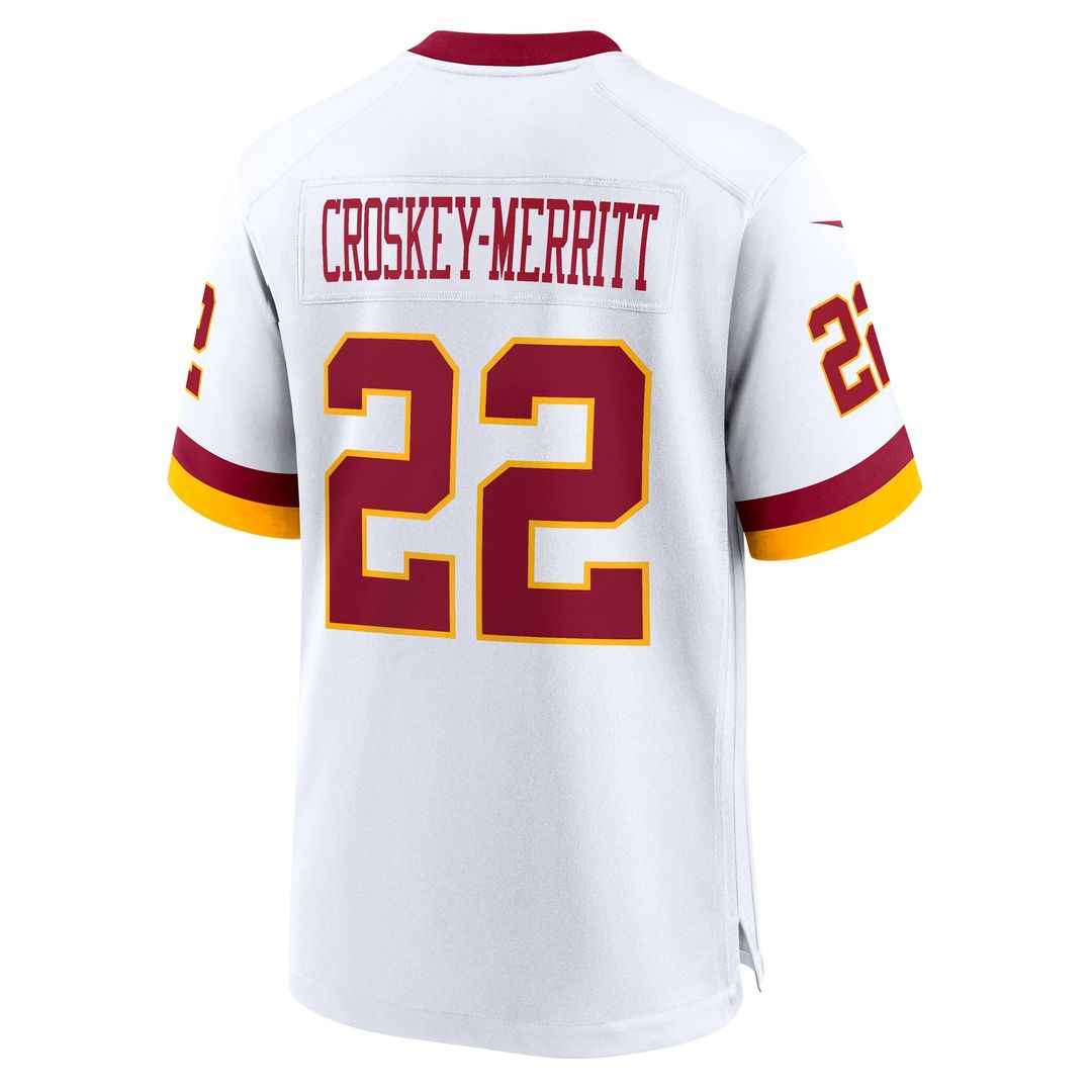 Jacory Croskey - Merritt Washington Commanders Game Jersey - Burgundy