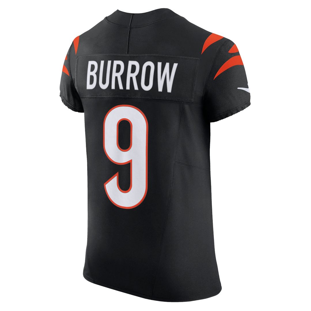 Joe Burrow Cincinnati Bengals Team Vapor F.U.S.E. Elite Jersey - Black