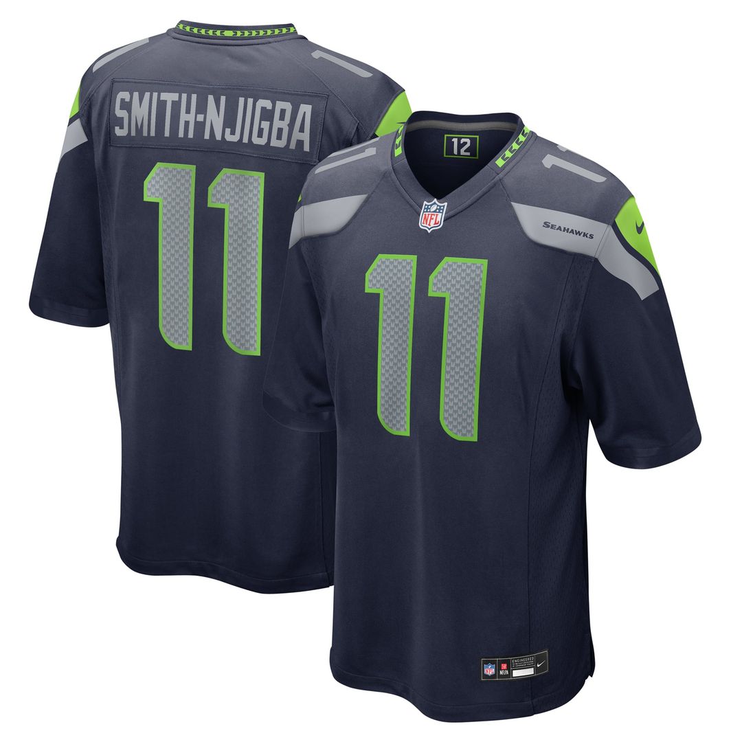 Jaxon Smith - Njigba Seattle Seahawks Throwback Player Game Jersey - Royal