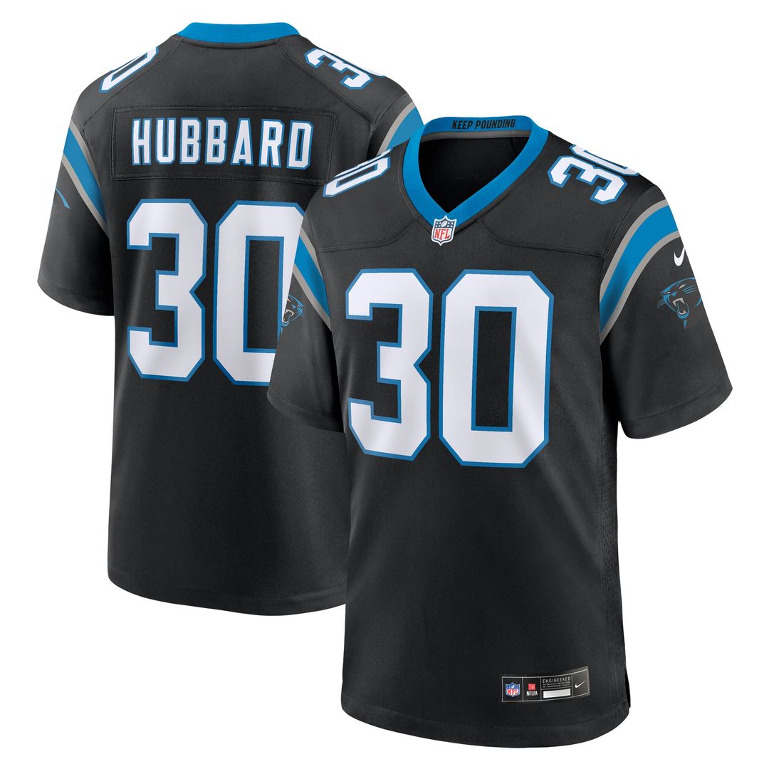 Chuba Hubbard Carolina Panthers Alternate Game Jersey - Blue