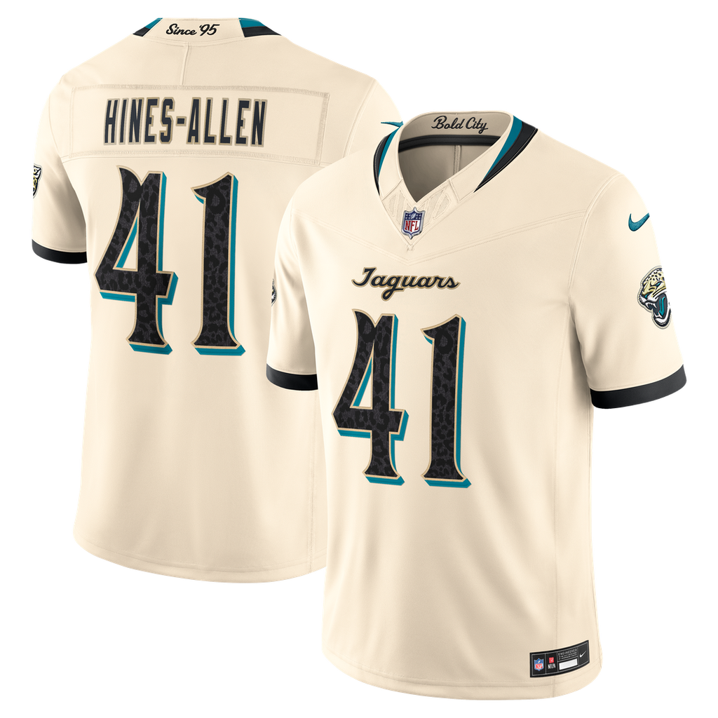Josh Hines - Allen Jacksonville Jaguars 2026 Rivalries Collection Stitched Limited Jersey - Natural