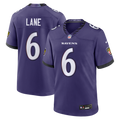 Ja'Kobi Lane Baltimore Ravens Team Game Jersey - Purple