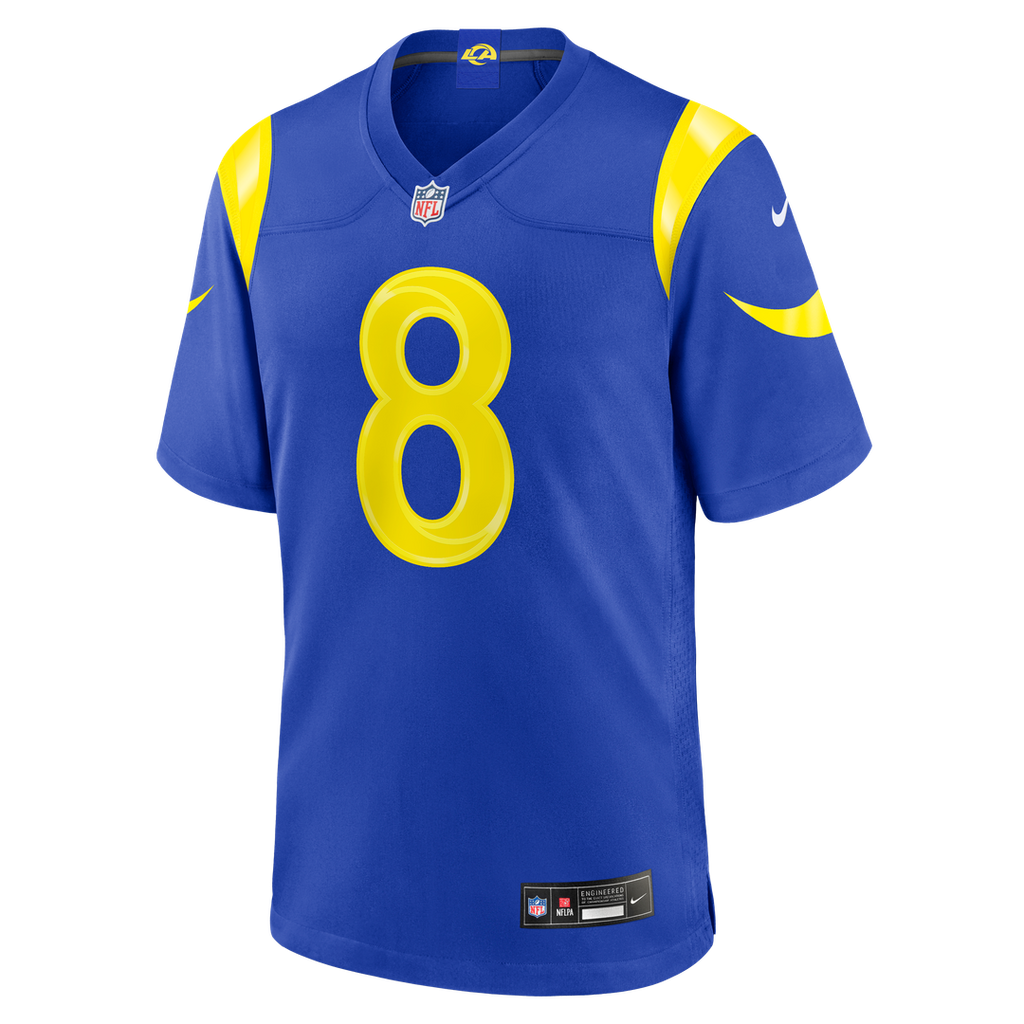 Tutu Atwell Los Angeles Rams Team Game Jersey - Royal