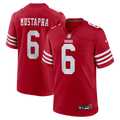 Malik Mustapha San Francisco 49ers Game Jersey - Scarlet