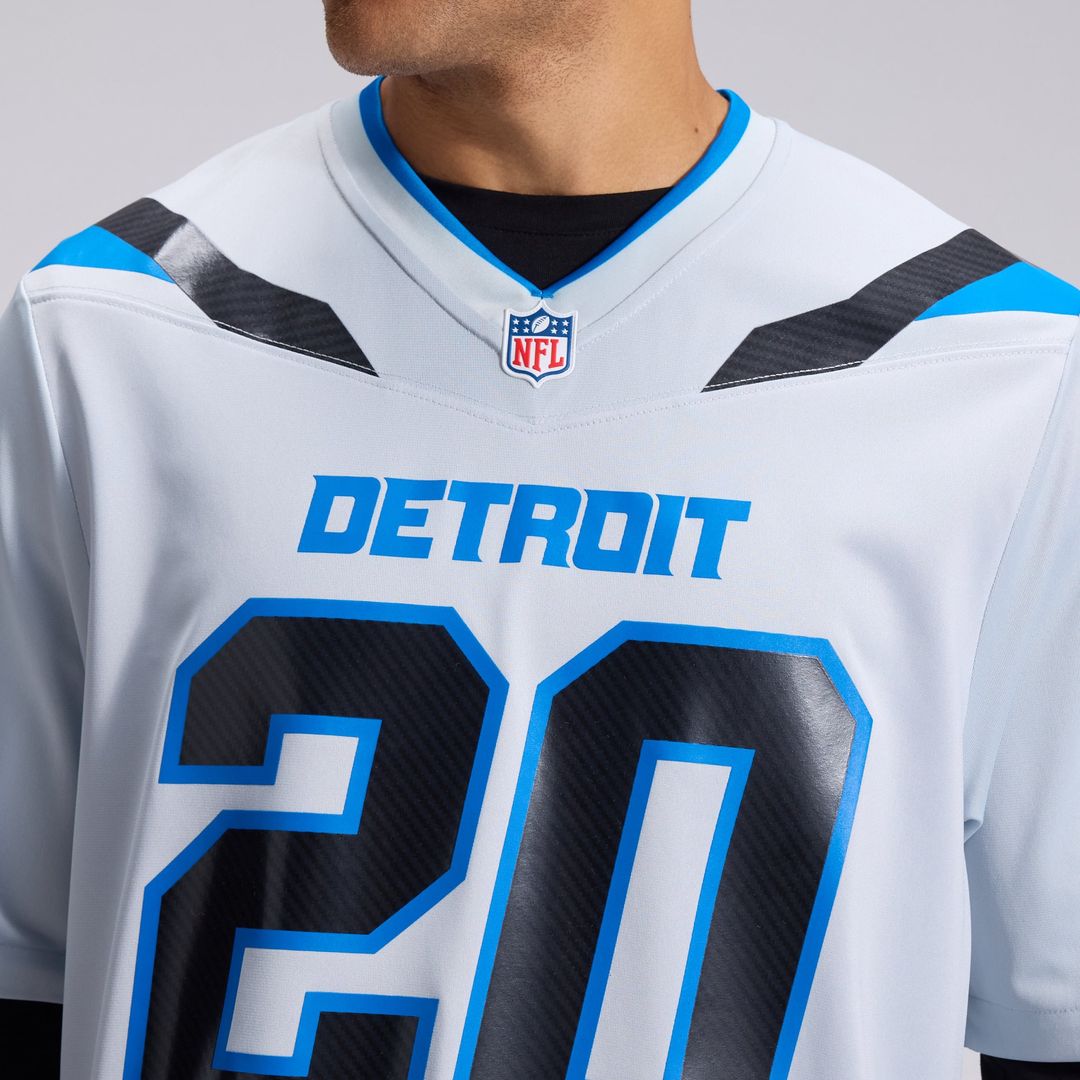 Barry Sanders Detroit Lions 2026 Rivalries Collection Game Jersey - Silver