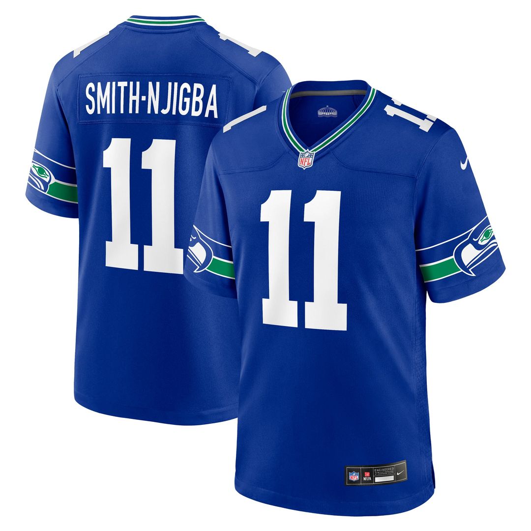 Jaxon Smith - Njigba Seattle Seahawks Game Jersey - White