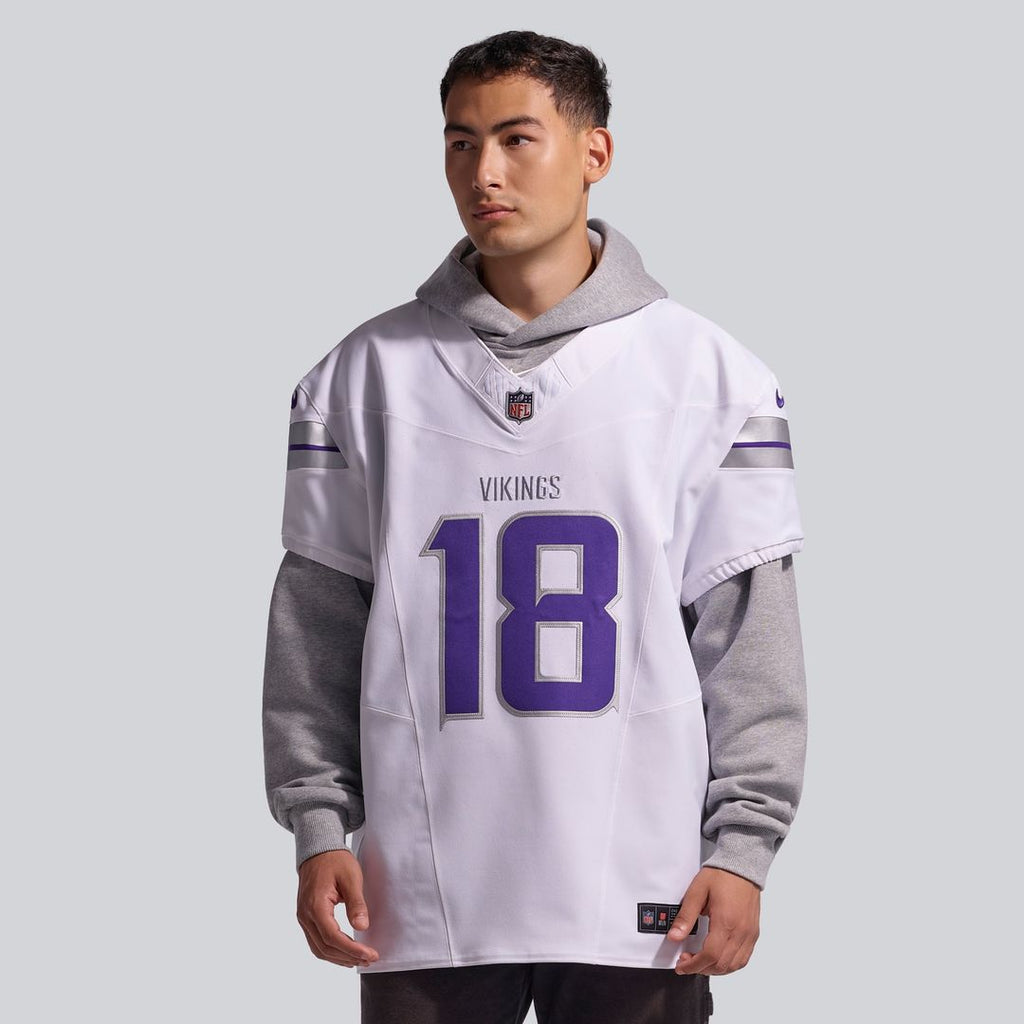 Justin Jefferson Minnesota Vikings Alternate Vapor F.U.S.E. Elite Player Jersey - White
