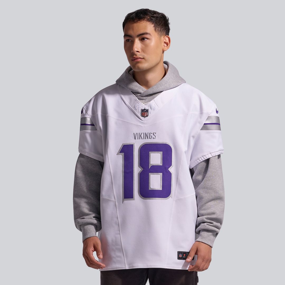 Justin Jefferson Minnesota Vikings Alternate Vapor F.U.S.E. Elite Player Jersey - White